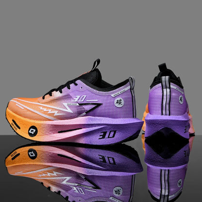 Running Shoes with Specialty Carbon Plate, Marathon Men’s Sports, Breathable, Lightweight, Comfortable Women’s Athletic Non-Slip Sneakers