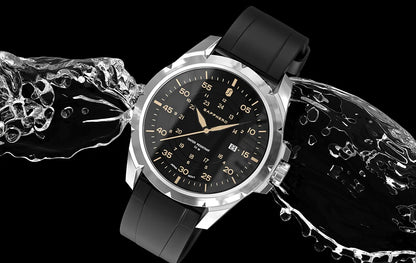 SAPPHERO Herrenuhr – Luxuriöse Quarzuhr, wasserdicht bis 50 m, ausgestattet mit einem importierten Uhrwerk und einem Edelstahlgehäuse – Eine ideale Geschenkidee für Herren.