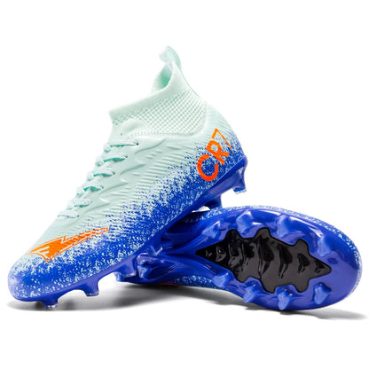 Scarpe da calcio da adulto autunnali di tendenza, ammortizzanti, morbide e stabili, scarpe sportive leggere con ritorno elastico e tacchetti avvolgenti