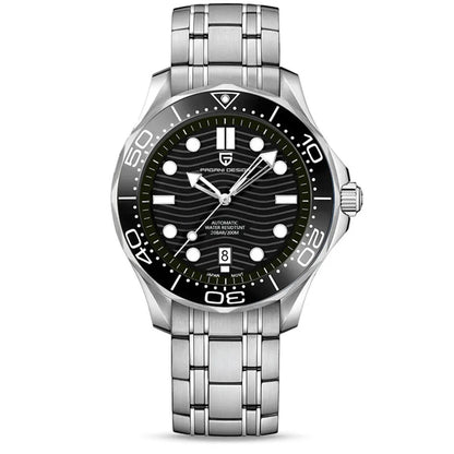 PAGANI DESIGN 2026 Nuevo V2 Waves 200M Reloj de buceo para hombre, reloj automático de lujo y moda para hombre, cristal de zafiro AR, reloj de pulsera para hombre