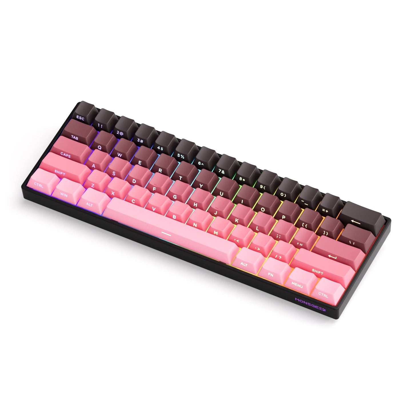 MONSGEEK FUN60 PRO&MAX HE Mechanische Tastatur mit Magnetschaltern, 60% kabellose Gaming-Tastatur, Rapid Trigger, 8K ARGB, Custom-Tastatur