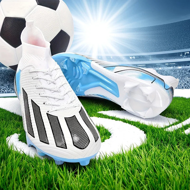 New Men's Football Boots Cleats Boys Ultralight Sport Soccer Shoes Adult Professional Non-Slip Comfortable Training Match Grass