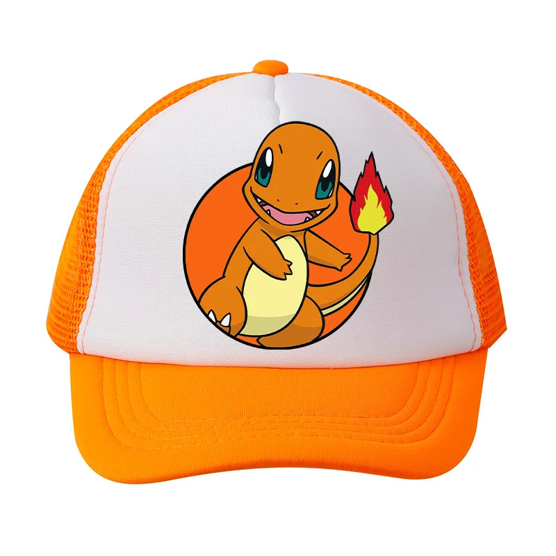 Pokemons Baseball Cap Pikachu Charizard Gengar cartoon Peaked Hat Kid Adult Summer Outdoor Sport Hat Boy Casual Fashion Cap Gift