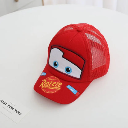Lightning McQueen baseball cap with high-quality print suitable for men women and students versatile summer sun protection cap