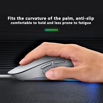 Mouse cablato USB INPHIC B1 silenzioso da ufficio e gaming per PC e laptop