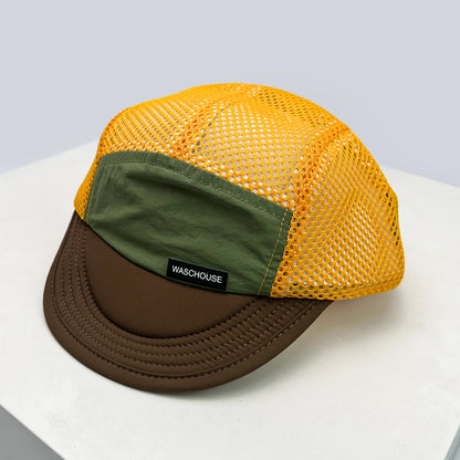 New Unisex Simple Mesh Letter Baseball Hats Sunshade Quick Drying Breathable Short Eave Peaked Caps Versatile Fashion Outdoor