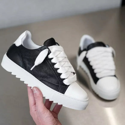 Baskets en toile peinte de style britannique, marque de luxe, pour hommes et femmes, motif à pois, chaussures de sport tendance pour tous les jours.