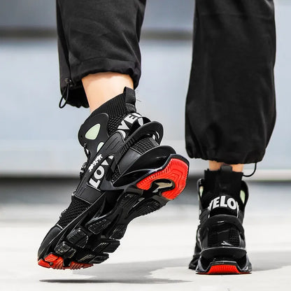 Chaussures de course respirantes pour hommes, baskets pour hommes, mocassins à la mode, chaussures de tennis décontractées, course d'entraînement, luxe