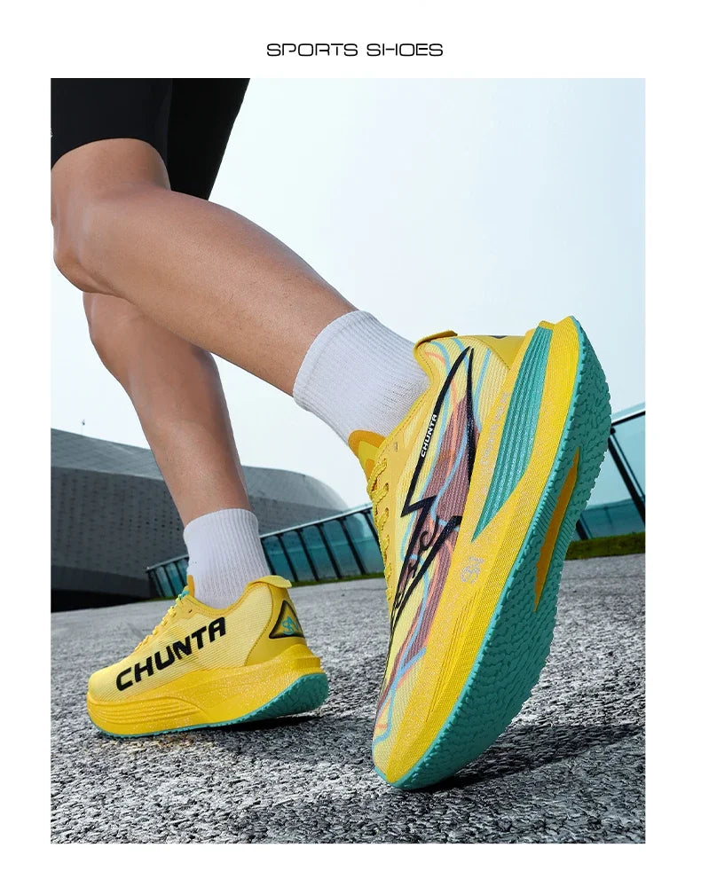 Running Shoes Carbon Plate Marathon Men Specialty Sports Breathable Lightweight Women's Comfortable Athletic Chunta Sneakers