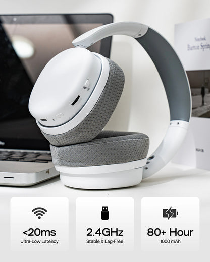 AULA G7 Pro Gaming-Headset 7.1 Surround Sound Kabellose Bluetooth 5.3-Kopfhörer mit geräuschunterdrückendem Mikrofon für PS5/PS4/PC/Switch