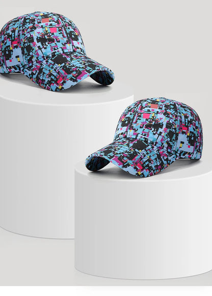Summer Graffiti Light Board Baseball Cap Unisex Outdoor Sun Protection Hat Fashion Sports Cap Casual Duckbill Cap