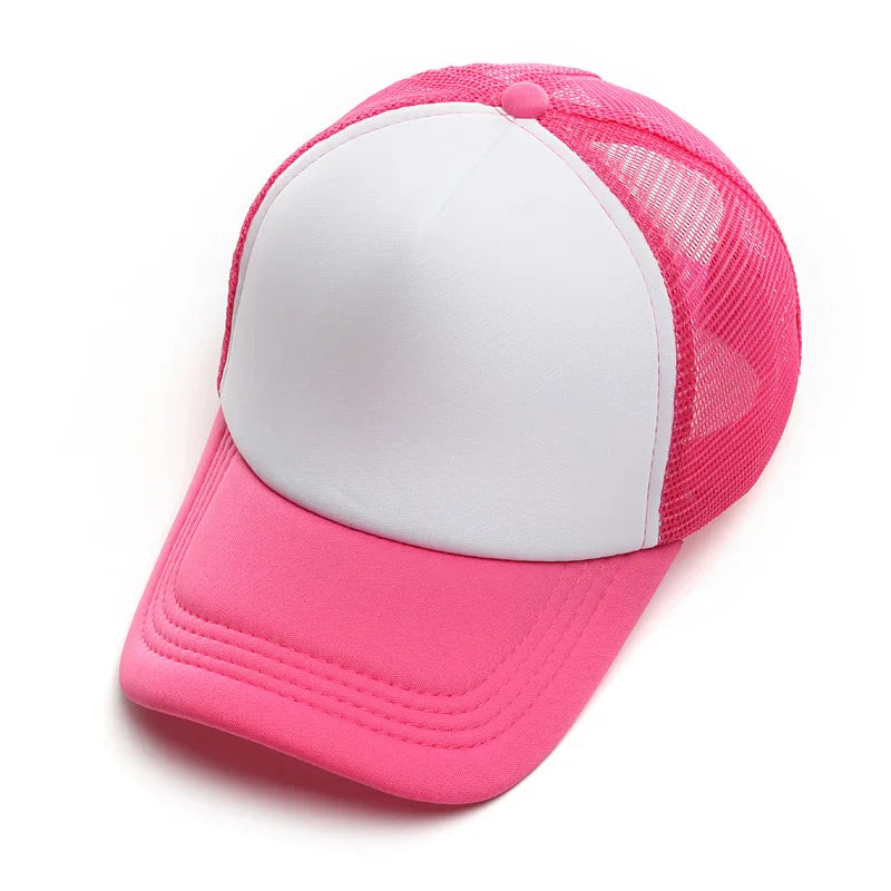 Personalized Logo Trucker Hats Men Women Foam Mesh Hats Sports Team Baseball Caps Custom Logo Sun Hat Snapback Adult Gorras Caps
