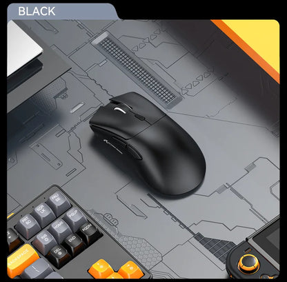 Rato Gaming Sem Fios Attack Shark R1 Leve Bluetooth 2.4G PAW3311 18000DPI Ergonómico com Macro