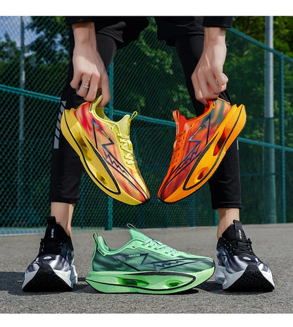 Running Shoes Marathon Specialty Men Sports Carbon Plate Breathable Ultralight Women Comfortable Athletic Cushion Stability Sneakers
