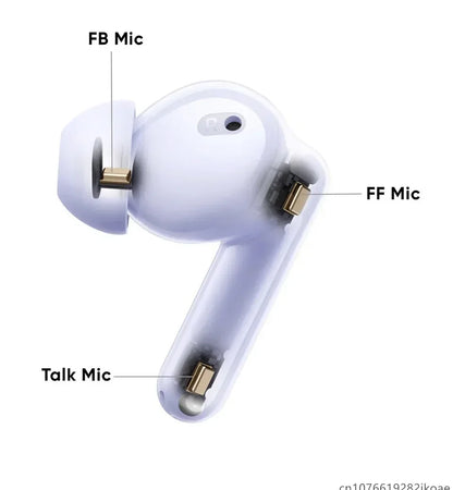 realme Buds T310 Earealme Buds T310 Wireless Earbuds Bluetooth 5.4 – 46dB Active Noise Cancelling HiFi Earphones with Deep Bass & Long Battery Liferphones 46dB Active Noise Cancelling HiFi Wireless Headphones Bluetooth 5.4 Game Music Headset Long Standby