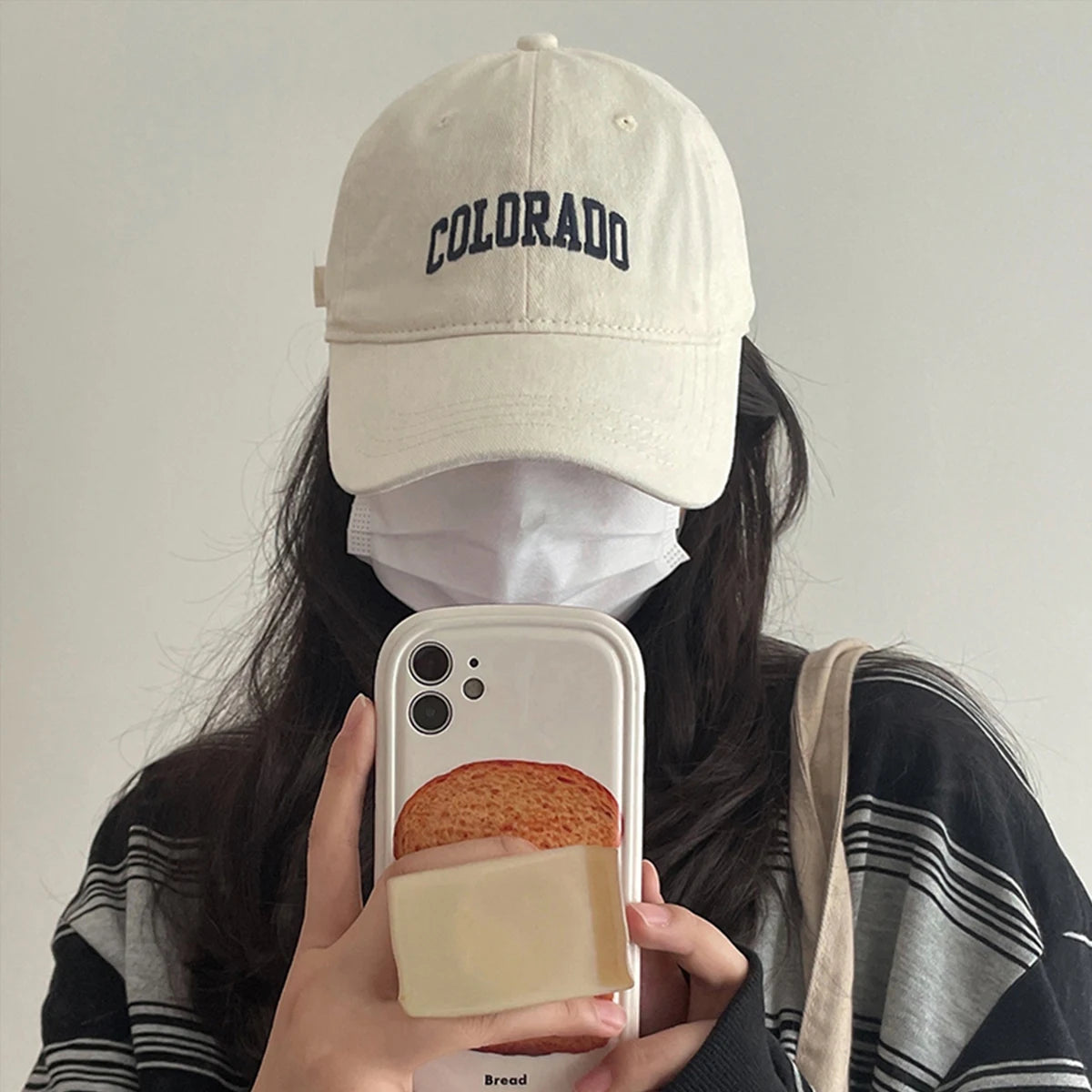 Cotton Baseball Caps for Women and Men Letter “COLORADO” Embroidery Hats Summer Sun Hat Fashion Snapback Cap Unisex