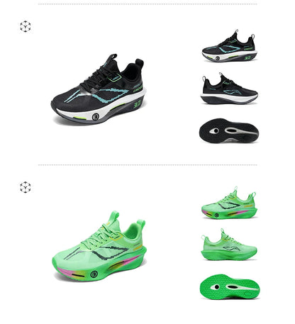 Scarpe da running con piastra in carbonio per maratona, uomo e donna, sportive, traspiranti, leggere, comode, da atletica e outdoor
