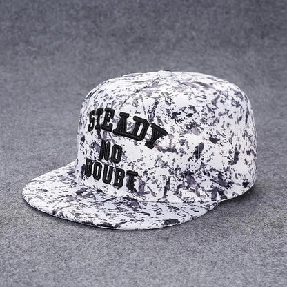 Herren-Baseballkappe mit Buchstabenstickerei, „Tide“, universell kombinierbar, flache Krempe; Damen-Sommer-Hip-Hop-Kappe, Outdoor-Sonnenkappe, verstellbare Schirmkappe