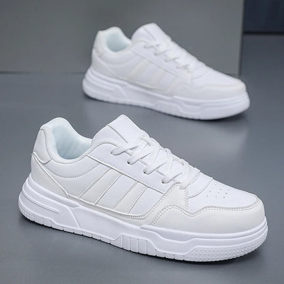 Plus Big Size 50 51 52 Men's Leather Sneakers Casual Sports Shoes Flat Skateboard Shoes Hot Sale for Dropshipping