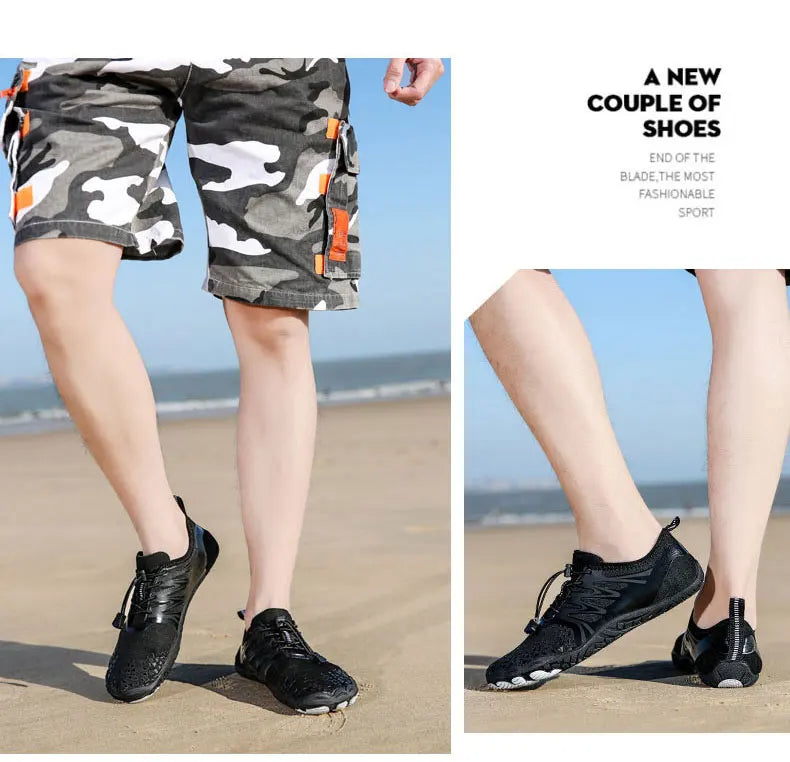EOCENE męskie i damskie barefoot buty wodne do sportów outdoorowych, szybkoschnące buty na plażę, do pływania, fitnessu, brodzenia, trekkingu i jazdy na rowerze