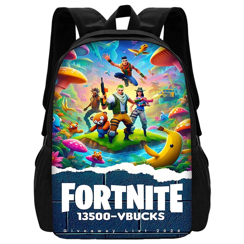 Child School Backpack With Shoulder Bag Pencil Bags School Bags for Hot Game Design-F-FortniteS Boys Girls Best Gift