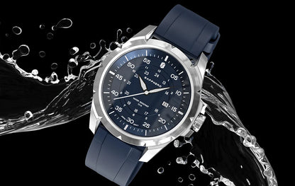 SAPPHERO Herrenuhr – Luxuriöse Quarzuhr, wasserdicht bis 50 m, ausgestattet mit einem importierten Uhrwerk und einem Edelstahlgehäuse – Eine ideale Geschenkidee für Herren.