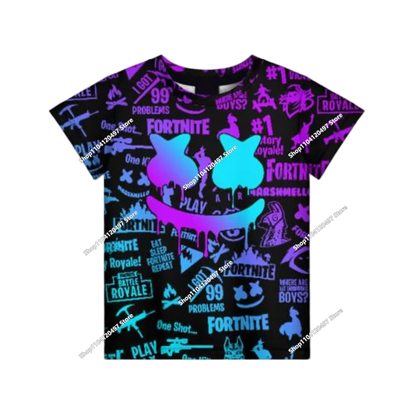 Sweatshirt com capuz Fortnite 3D com estampagem digital, folgado e confortável, novidade de outono