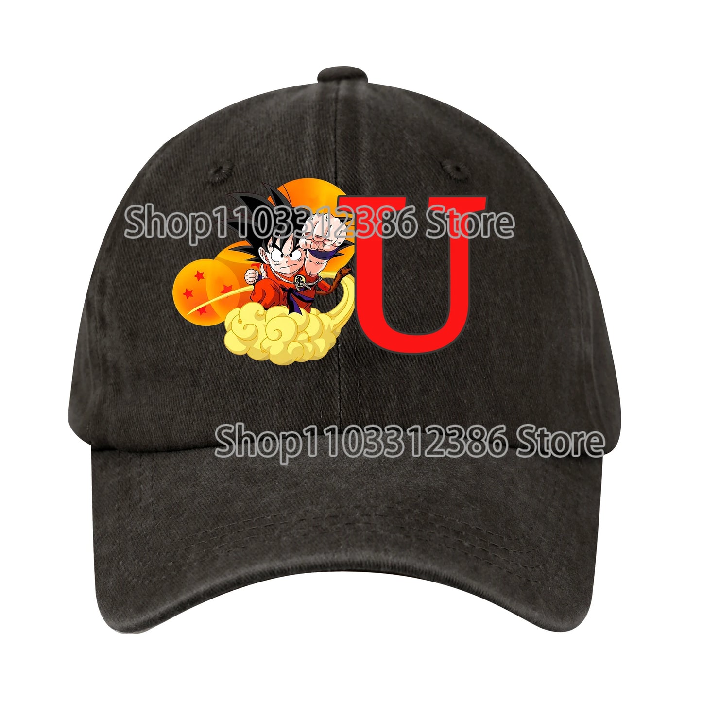 Dragons Ball Baseball Cap Men Casual Daily Outdoor Sunshade Hats Washable Anime Pattern Duck Tongue Hat Children Birthday Gift