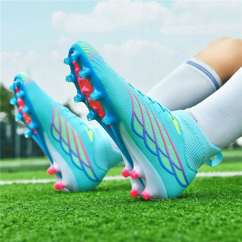 2026 New Superfly FG Football Boots Outdoor Soccer Cleats Black Shoes Soft Sport Professional Breathable Comfortable Boots
