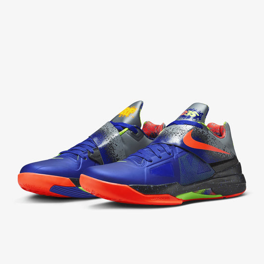 Nike KD 4 NERF auténticas para hombre, zapatillas de baloncesto bajas prácticas con amortiguación FQ8180-400
