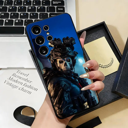 COD Call Of Duty G-Ghosts Phone Case For Samsung S26 S25 S24 FE S23 S22 S21 Plus S20 Ultra Note20Ultra Black Soft Shell