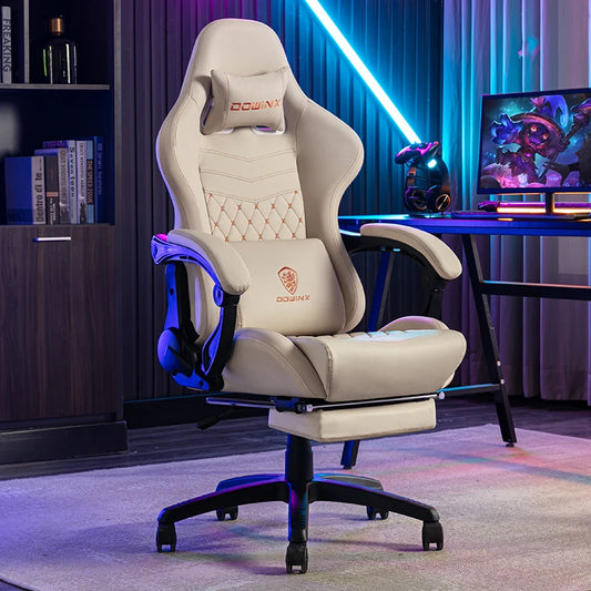 Comfortable Reading Office Chair Reclining Adjustable Swivel Computer Home Study Bedroom Ergonomic Lumbar Support High Back Seat