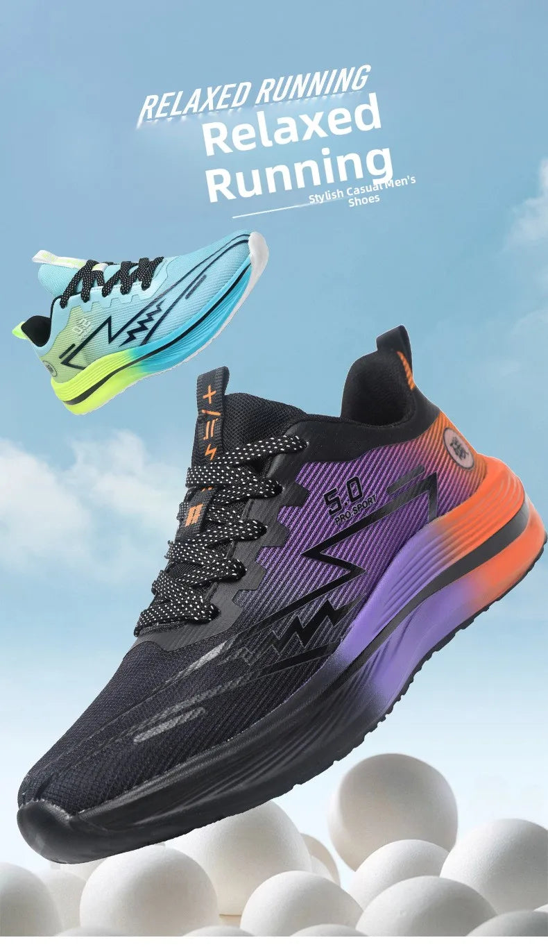 Unisex Lightweight Breathable Running Shoes Sporty Casual Low Top Flat Laced Footwear for Men And Women in Various Colors
