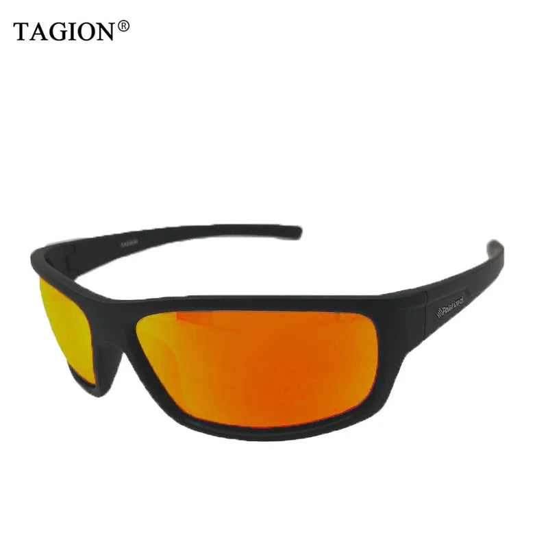2026 Male Brand Design Polarized Sunglasses for Men Brown Sports Rectangle Sun Glasses Lenses Male Cycling Eyewear Gafas UV400