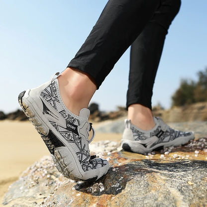 Barefoot shoes, quick-drying non-slip outdoor men's lightweight wading shoes, suitable for beaches, hiking, fitness, sports shoes size 36-4