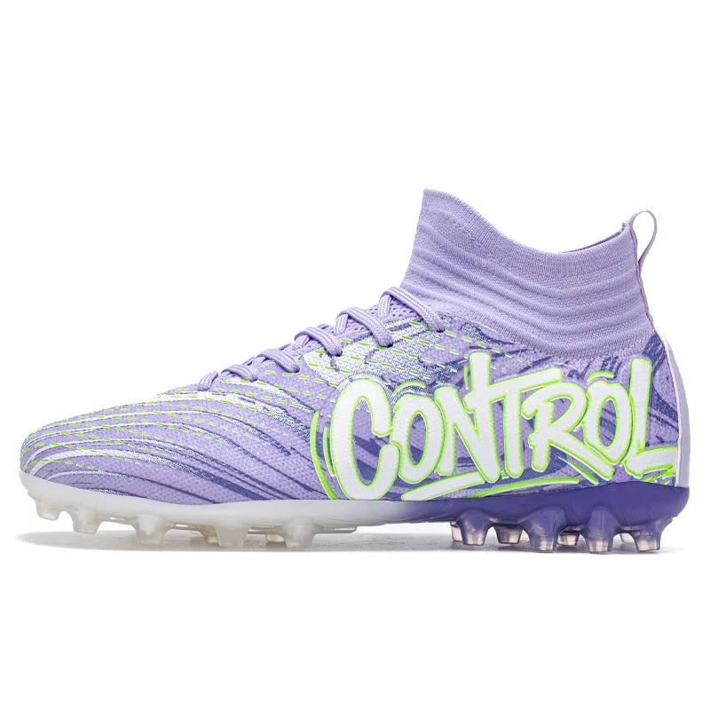Chaussures de football originales pour hommes, baskets de sport décontractées pour enfants, chaussures de terrain en herbe unisexe pour garçons