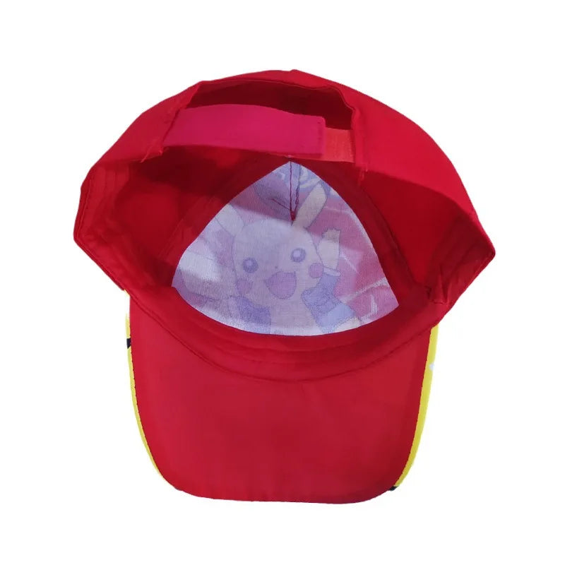 Cartoon Pokemon Baseball Cap Pikachu Hat Adjustable Pokemon Cosplay Hip Hop kids Girls Boys Anime Figure Toys children Gifts