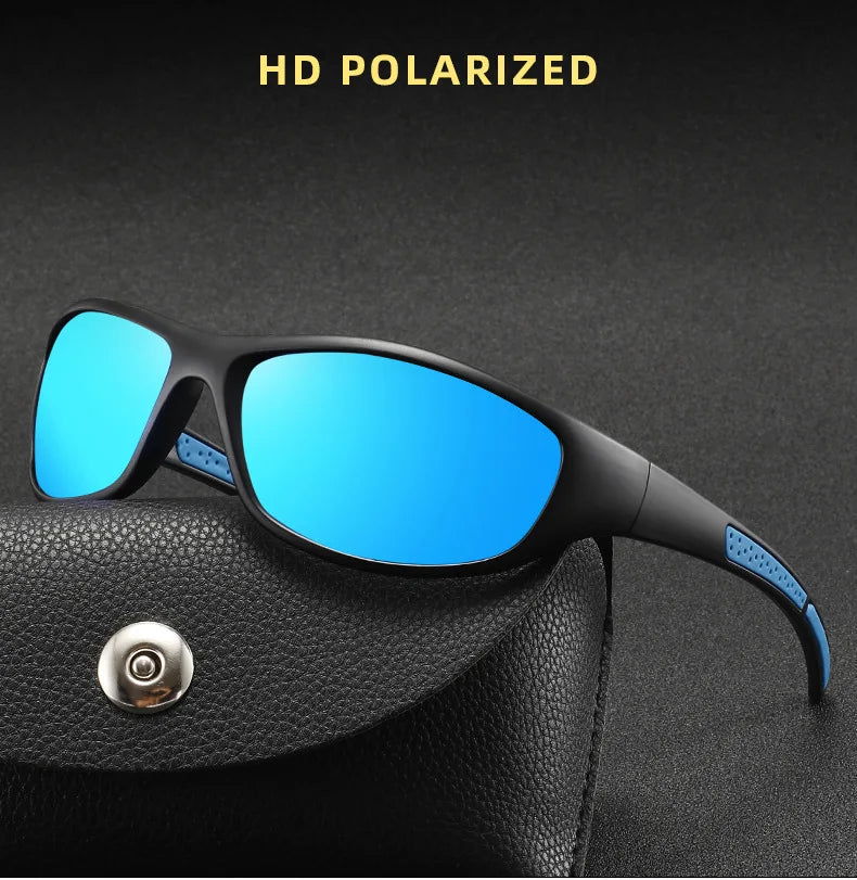 Brand Luxury Designer New Fashion Polarized Sunglasses For Men Outdoor Cycling Sun Glasses Driving Riding Sports Eyewear 6123
