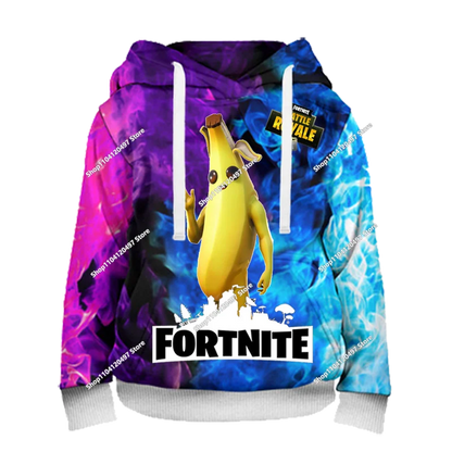 Hoodies für Jungen und Mädchen Fortnite Kinder-Pullover 3D-bedruckte Hoodies Battle Royale Herren-Hoodies Herbstmode Kinderbekleidung