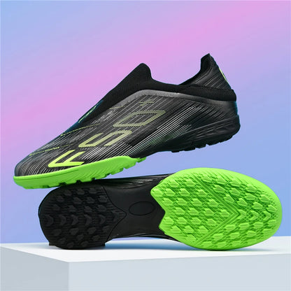 New Men Football Boots Match Grass Cleats High-quality Soccer Shoes Futsal Sneakers Non-Slip Indoor Hot-selling High-top Outdoor