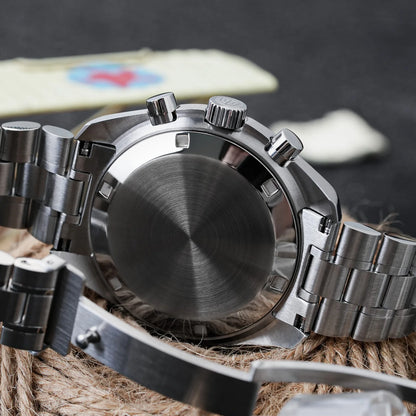 Watchdives New Wd1863 Quarz-Herrenuhr VK63 Chronograph Bubble-Saphirglas Wasserdicht 39Mm Stahl Top-Marke Luxus-Business-Uhr