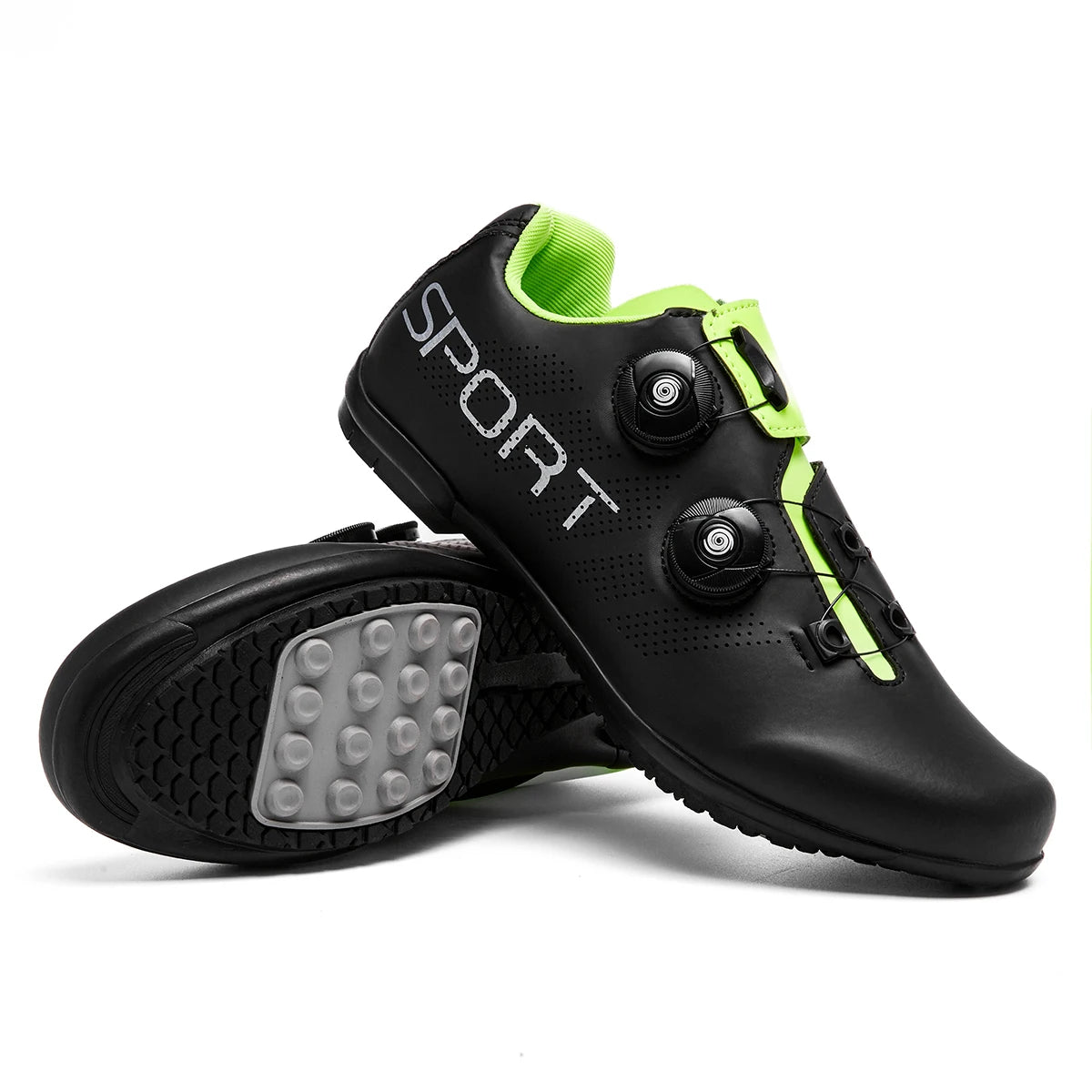 New outdoor rubber-soled cycling shoes breathable and comfortable professional sports rubber cycling shoes