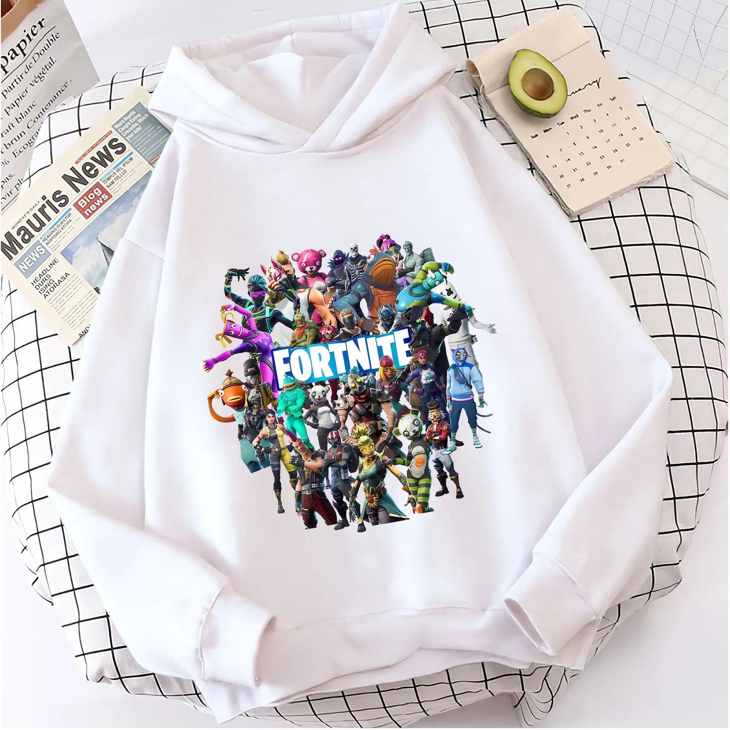 Fortnite Kids Hooded Coats Anime Fortnite Sweatshirts Game Spring Autumn Hoodies Sportswear Children Clothes Gift