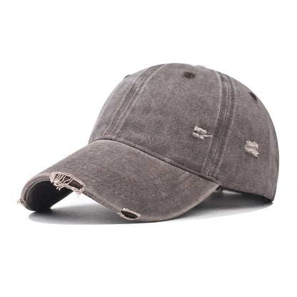 Distressed Baseball Cap Dad Hats for Men Women Vintage Washed Cotton soft crown Hat Adjustable Low Profile Unisex Style Headwear