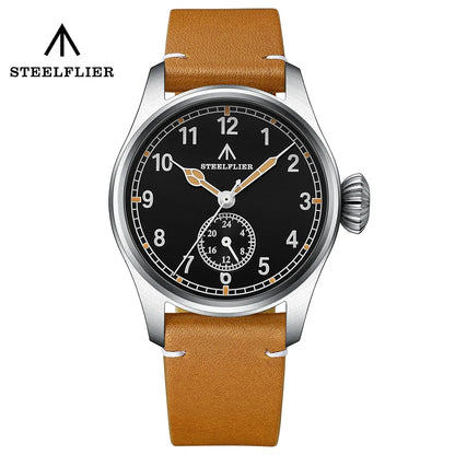 STEELFLIER Official SF746 Luxury Quartz Wristwatch Swiss Luminous VH60 Mute Movement 20Bar Waterproof Multi-Time Zone Watches
