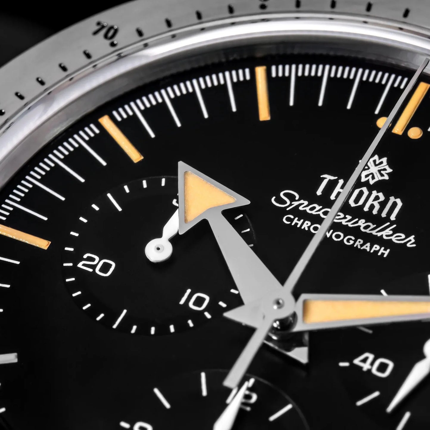 Thron T026 38mm Watch Sapphire Crystal 316L Stainless Steel PT5000/Swiss Ronda Automatic Movement Vintage Style Men's Watch