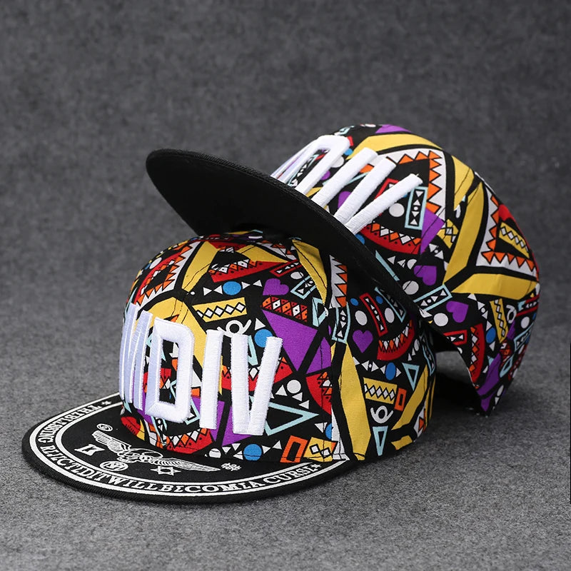 Herren-Baseballkappe mit Buchstabenstickerei, „Tide“, universell kombinierbar, flache Krempe; Damen-Sommer-Hip-Hop-Kappe, Outdoor-Sonnenkappe, verstellbare Schirmkappe
