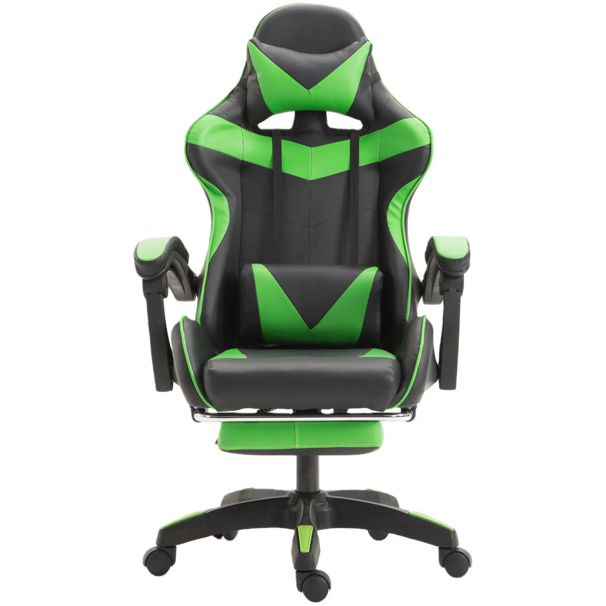 Silla gaming Sillón gaming Silla de oficina ajustable en altura con función reclinable ajustable, orejas de gato y cojines