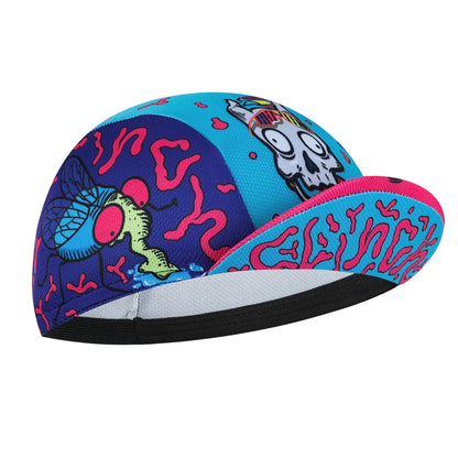 Skull Cycling Cap for Men Women Outdoor Sports Hat Summer Breathable Under Helmet Cycling Hat