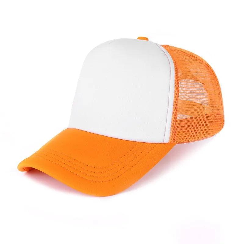Customized Logo Mesh Baseball Caps Men Women 5 Panel Cheaper Trucker Hats Sports Team Snapback Caps Summer Sun Dad Hat Gorras